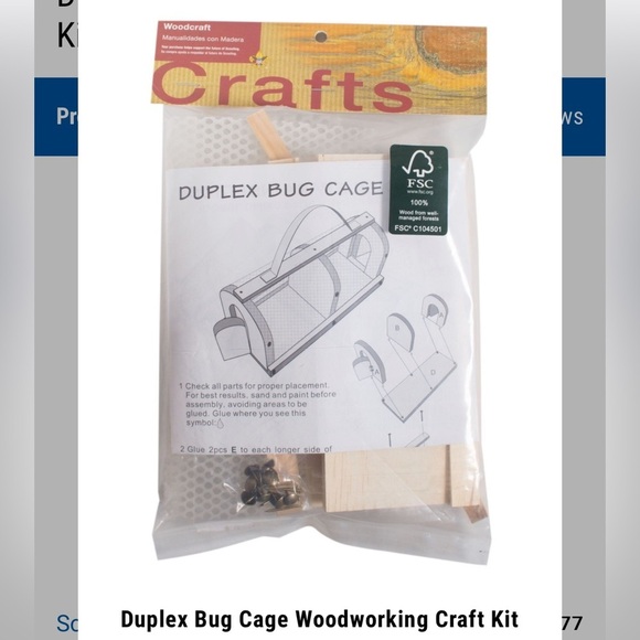 Bundle Children’s Toys Bug Cage, Tin Can Robot, Scientific Knowledge Cards - Picture 5 of 12